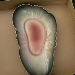 Vintage garden time California Art bowl